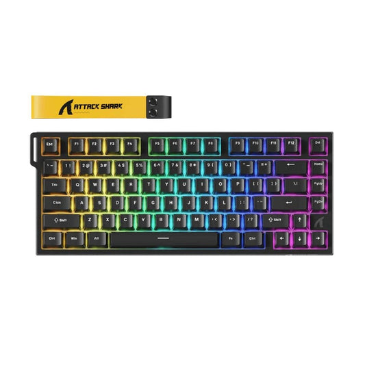 ATTACK SHARK R82 HE Rapid Trigger Keyboard Magnetic Switch with 0.005mm